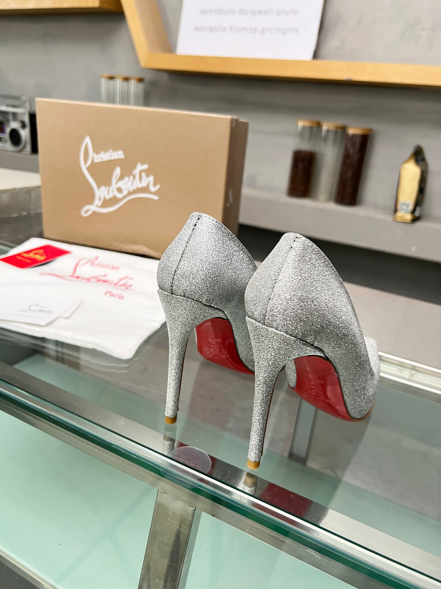 UA Chr1st1an Louboutin CL red-bottom shoes