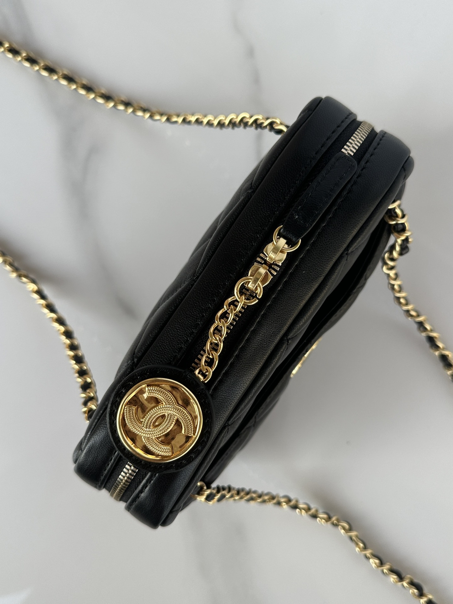 Ch**el Mini Camera Case 12 x 18 x 7cm