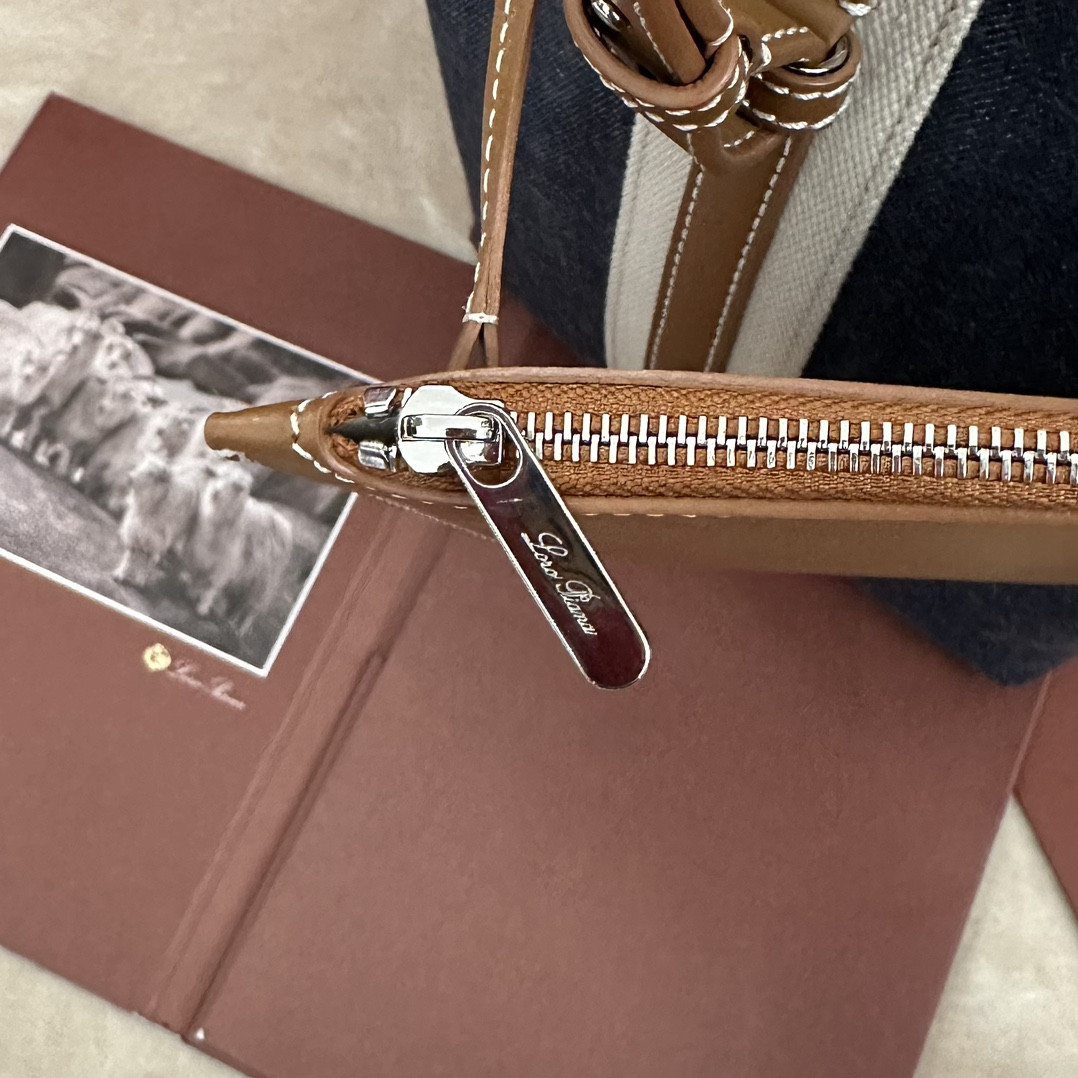 L0r0 P1ana Small Bale Cotton Bag 20x18x17cm