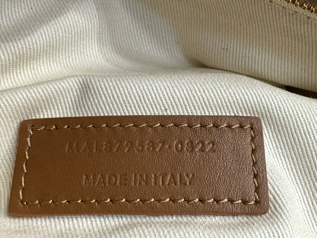 Y51 Jamie Large in Suede and Shearling 38×26×12cm