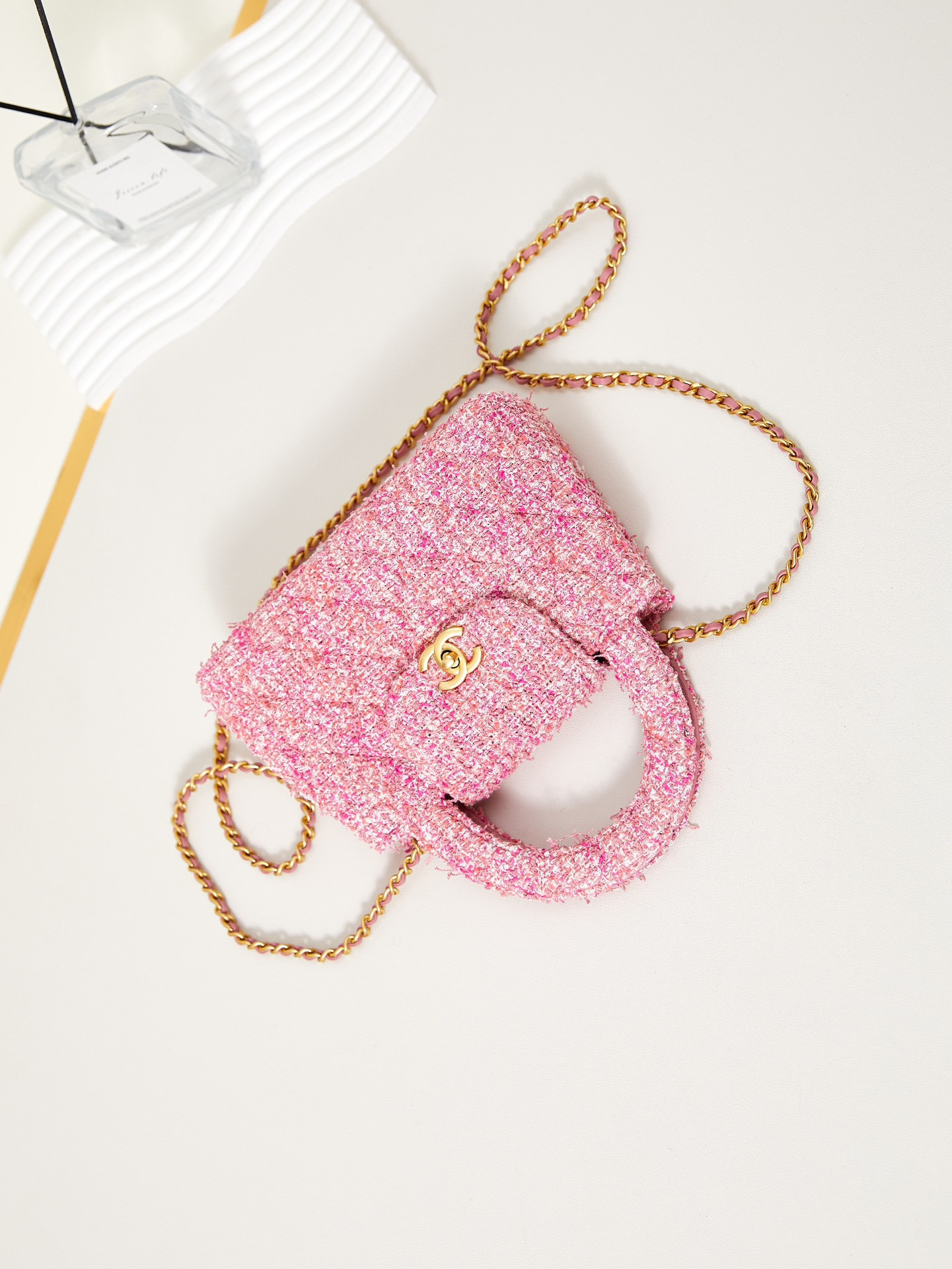 Ch**el 23K Kelly 19x13x7cm