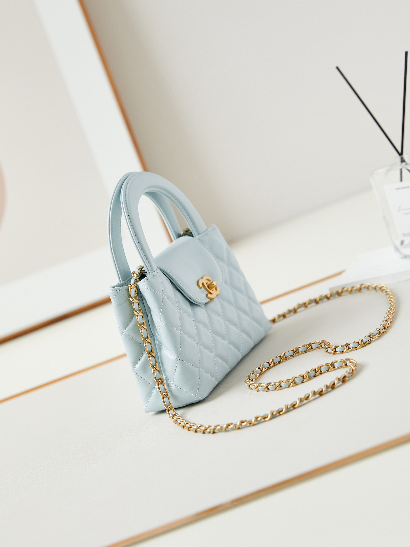 Ch**el 23K Kelly 19x13x7cm