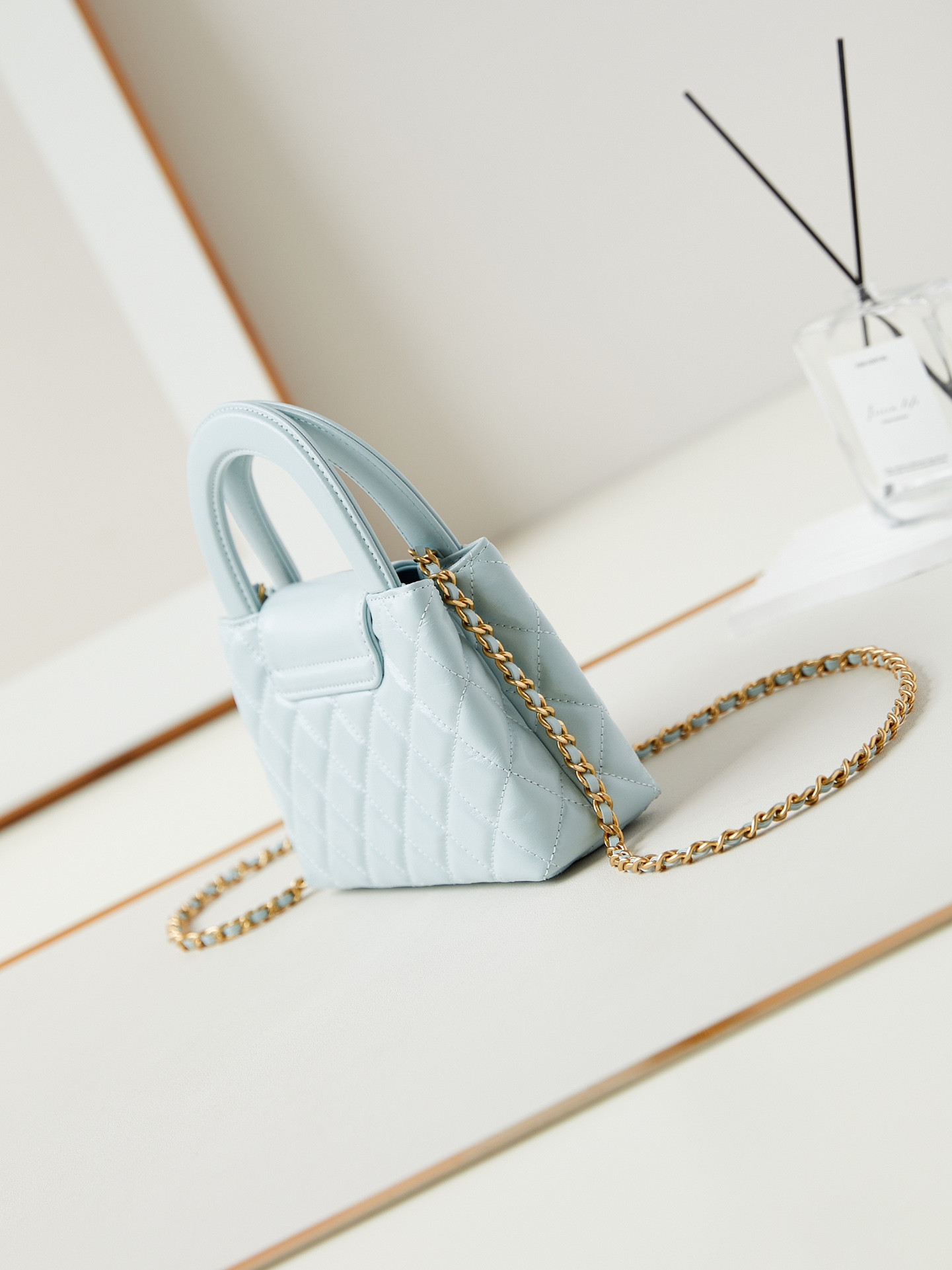 Ch**el 23K Kelly 19x13x7cm