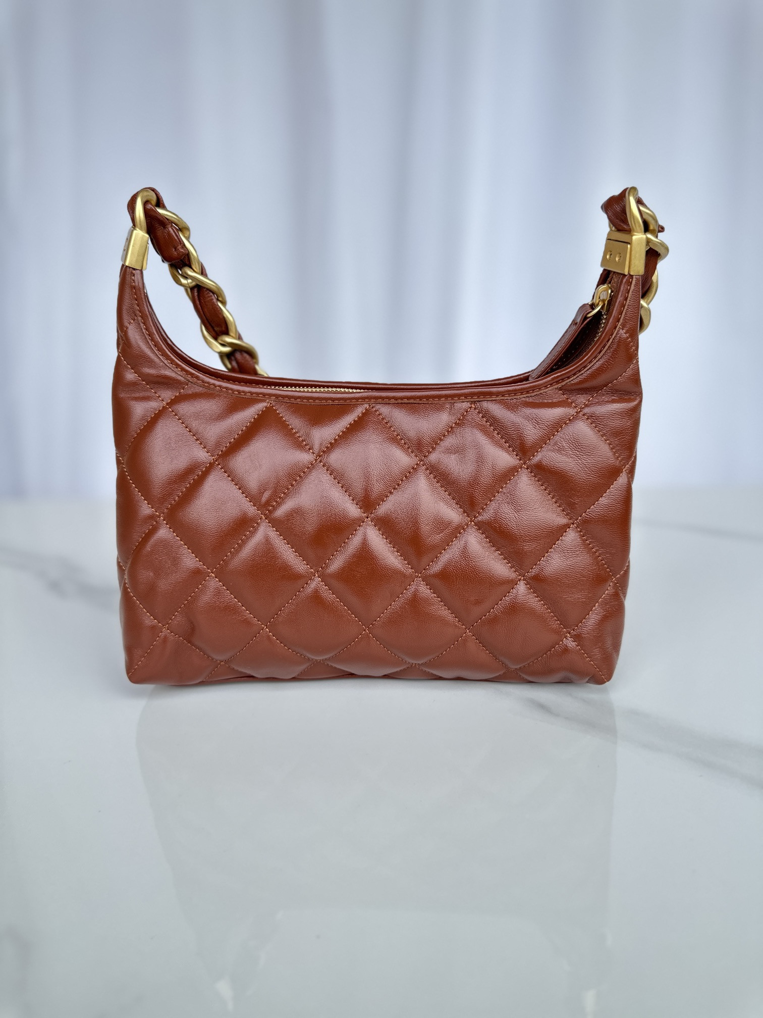 Ch**el Hobo Handbag 30×35×9cm