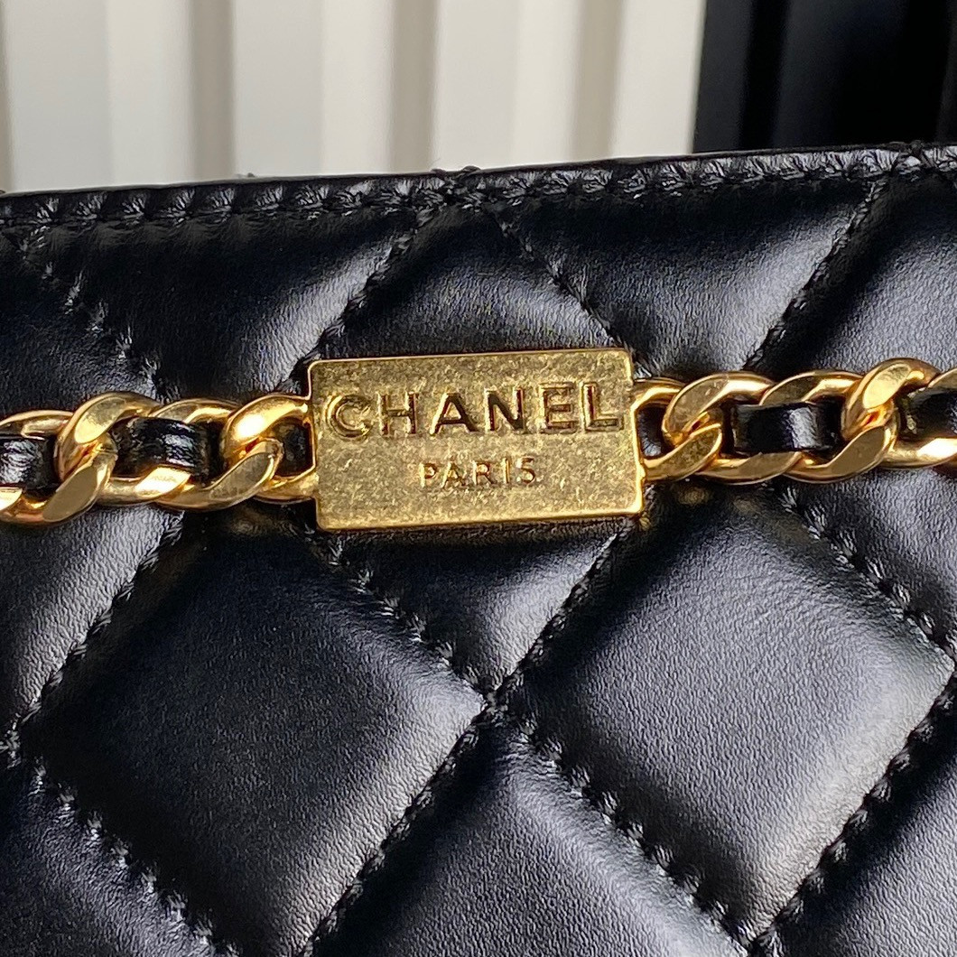 Ch**el 24K Handbag 16×21×7cm