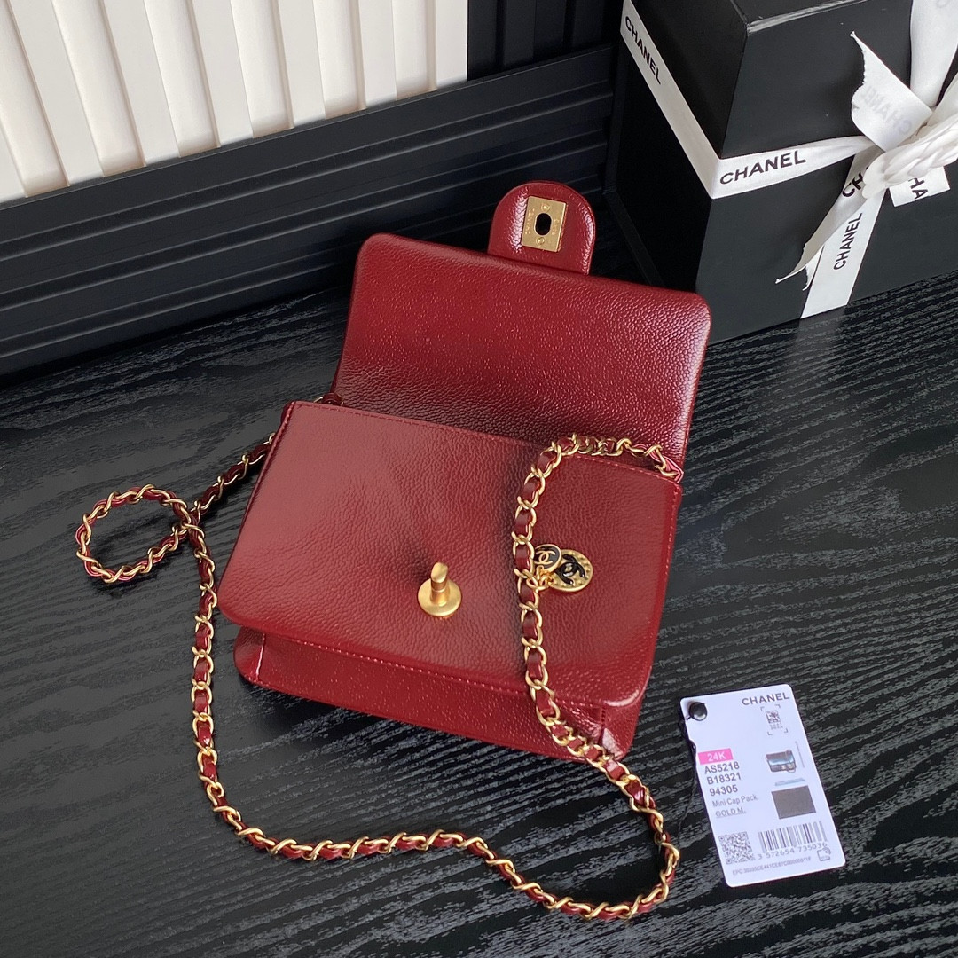 Ch**el MINI FLAP BAG 13×17.5×6cm