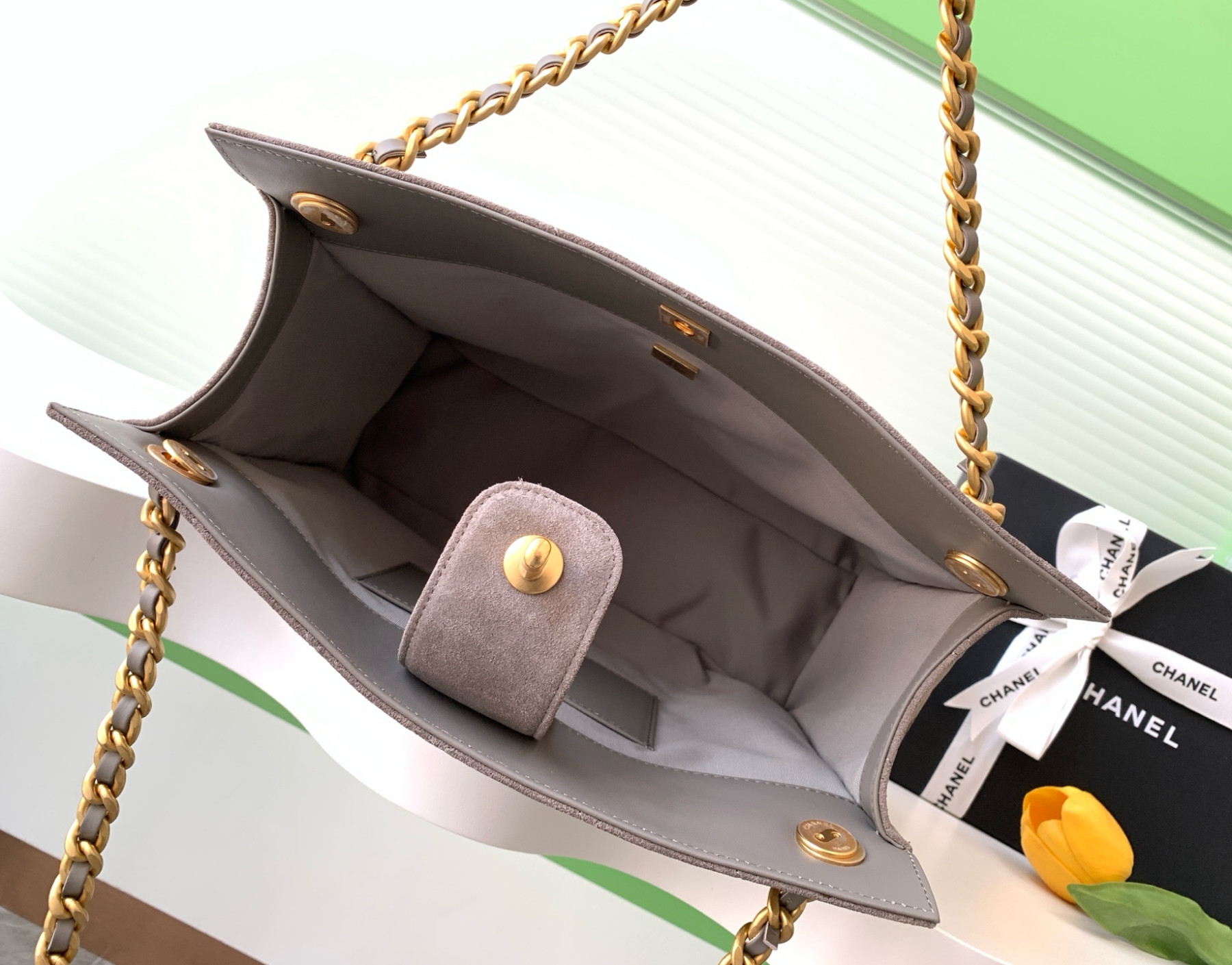 Ch**el shopping bag hobo 26x31x13cm