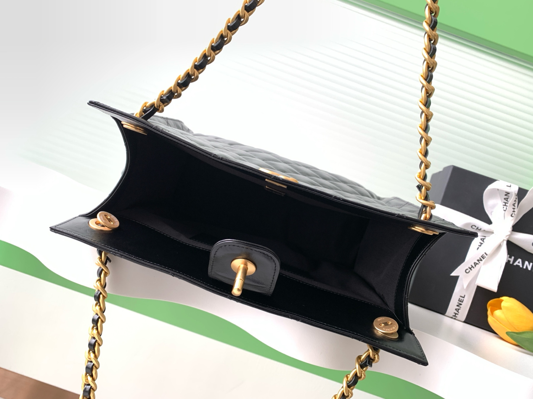 Ch**el shopping bag hobo 26x31x13cm