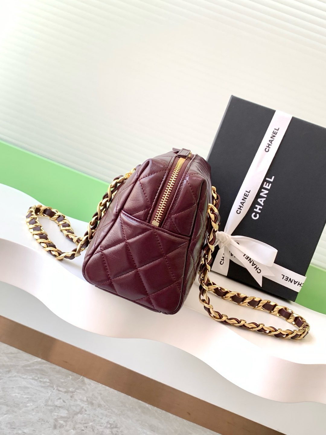 Ch**el Bowling Bag 15x25x11cm