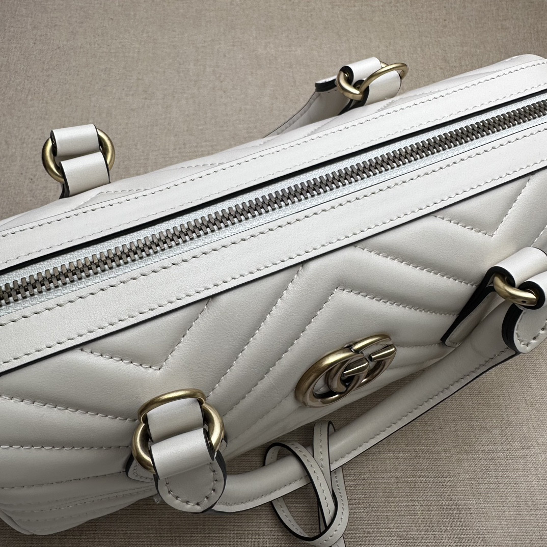 Gvc*1 GG Marmont small top handle bag 27x13.5x10cm