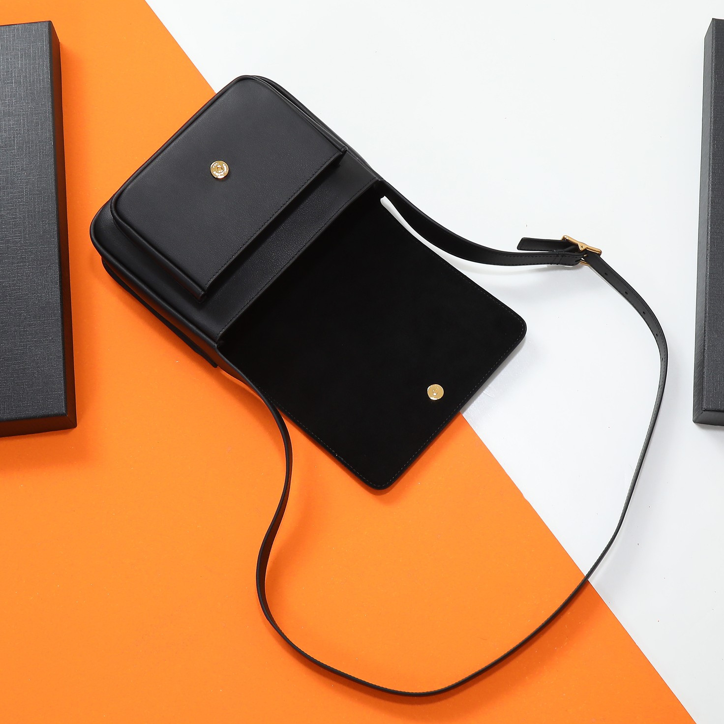 Y51 niki satchel in leather 21.5x16x9cm