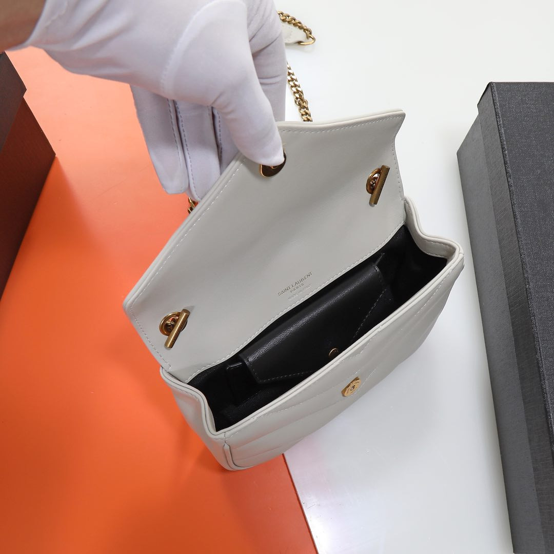 Y51 LOULOU MINI in lambskin 20X12X5cm