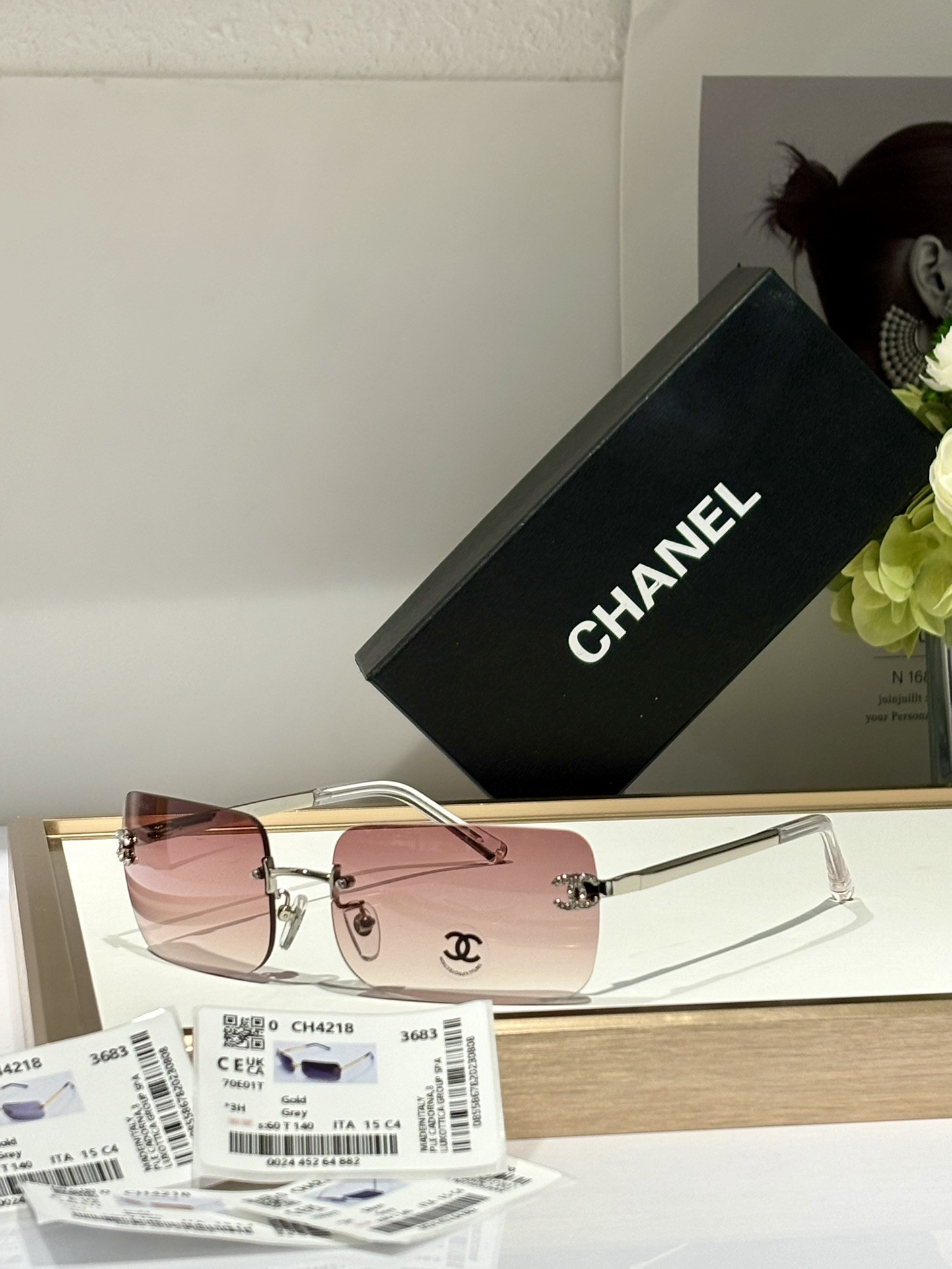 Ch**el Glasses CH4218 60-19-14