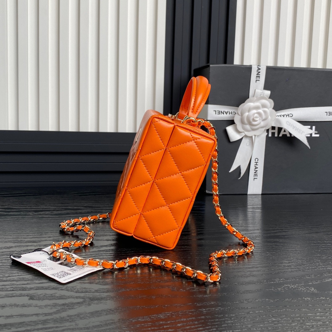 Ch**el Small Box Bag 12.5x18x6.5cm