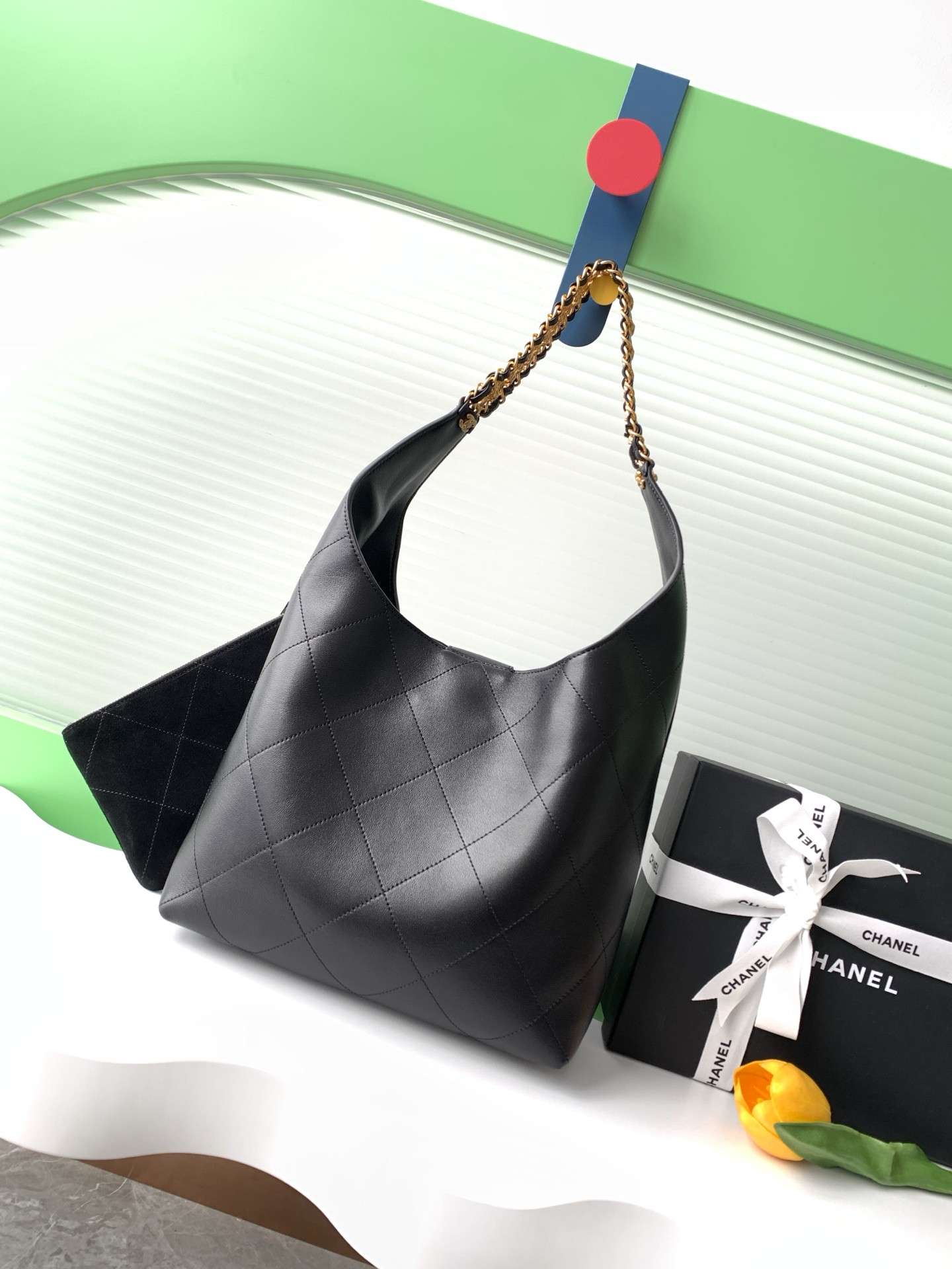 Ch**el Large Hobo Bag AS5410 35x30x14cm