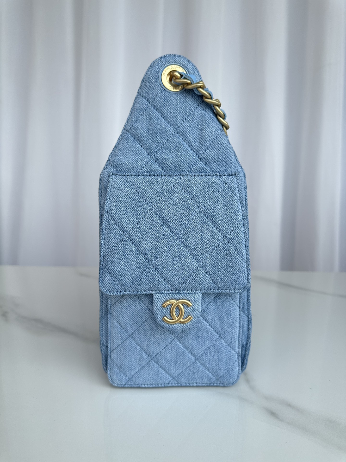 Ch**el 25 small Bucket Hobo handbag AS5293 30x26x14cm