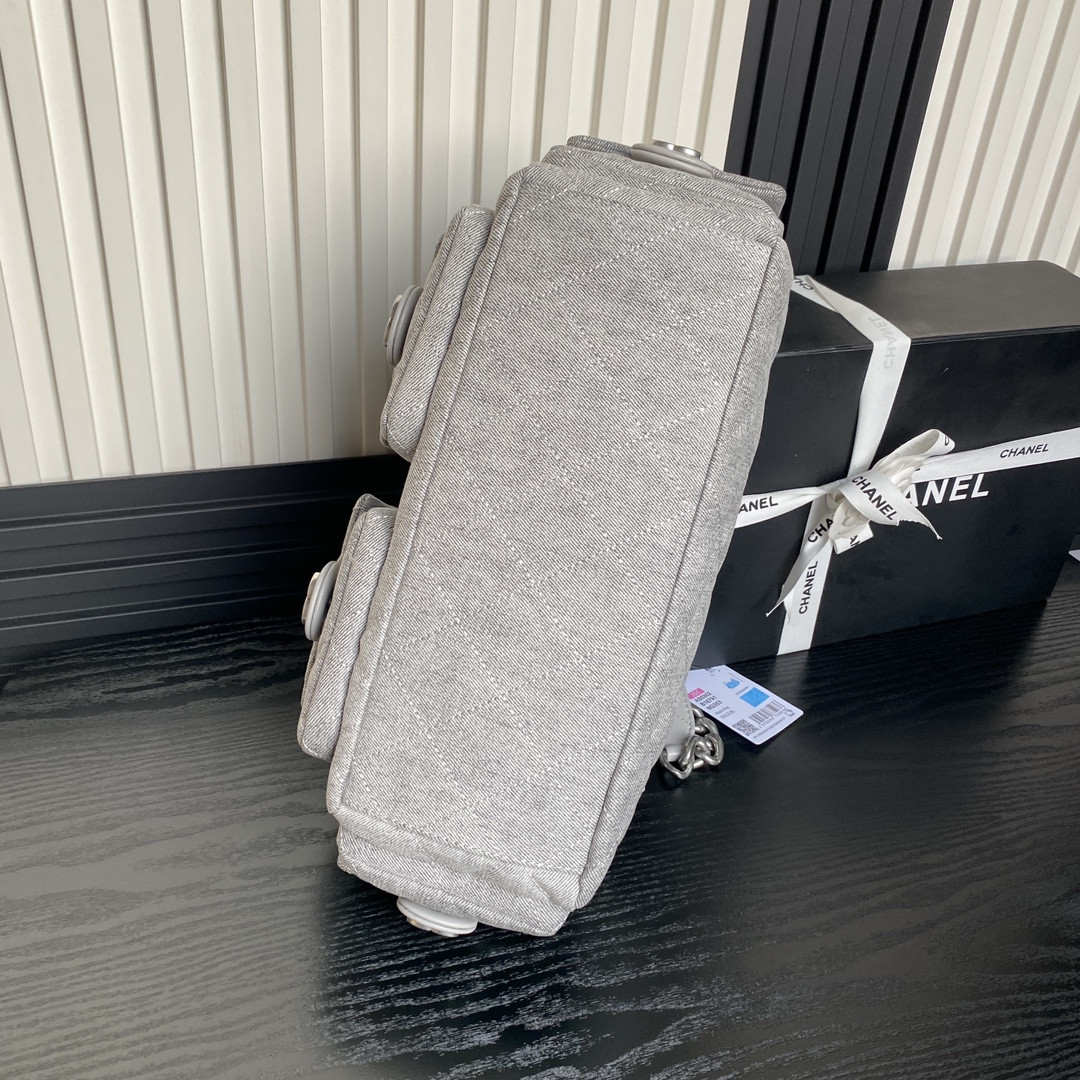 Ch**el 25c Maxi Hobo Bag 27×35×18cm