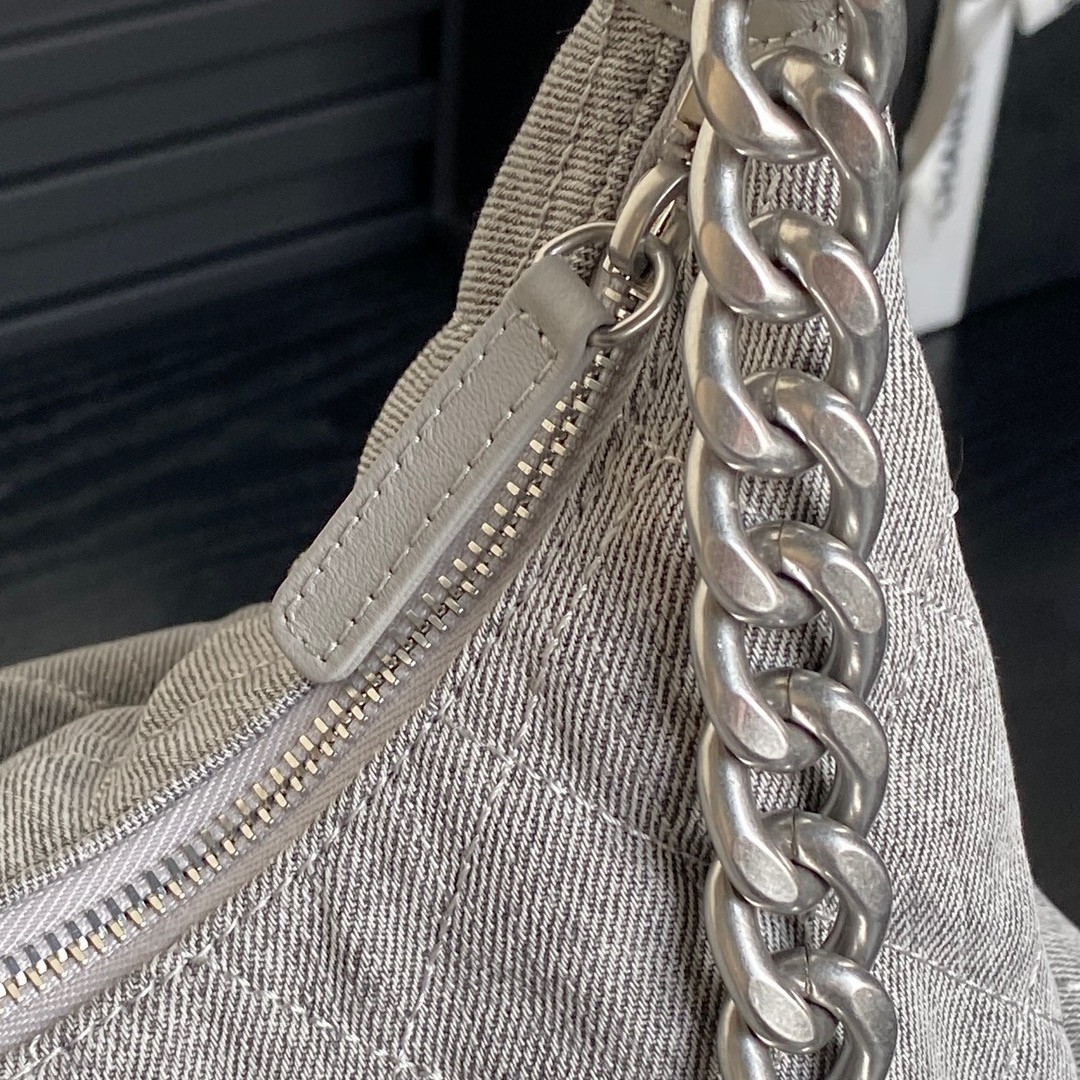 Ch**el 25c Maxi Hobo Bag 27×35×18cm