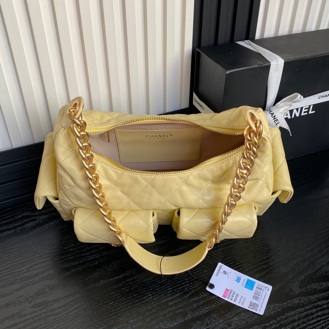 Ch**el 25c Maxi Hobo Bag 27×35×18cm