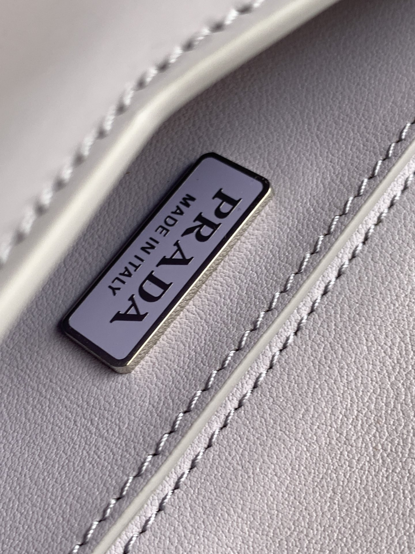 Pra*a Brushed Leather Shoulder Bag 17x 9.5x3.5cm