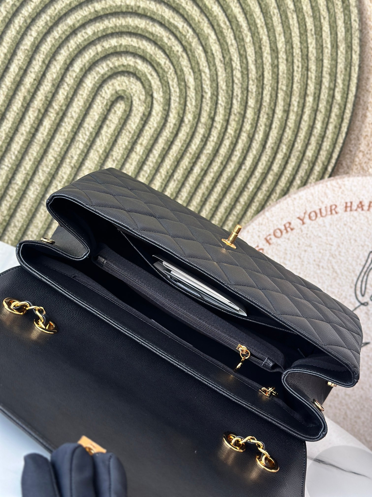 Ch**el shoulder chain bag  33x11x23cm