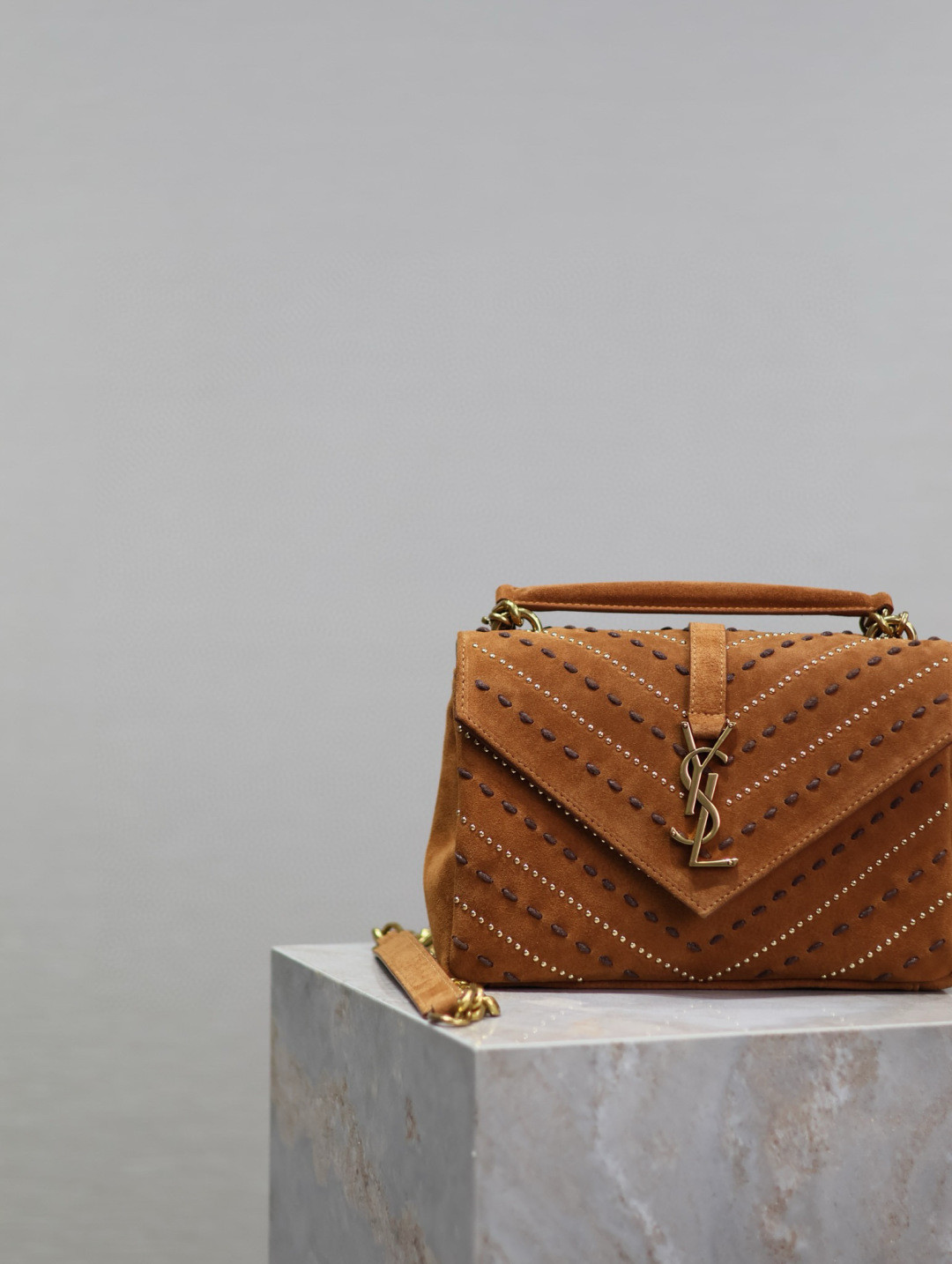 Y51 Monogram COLLEGE MEDIUM BAG 24x17x6cm