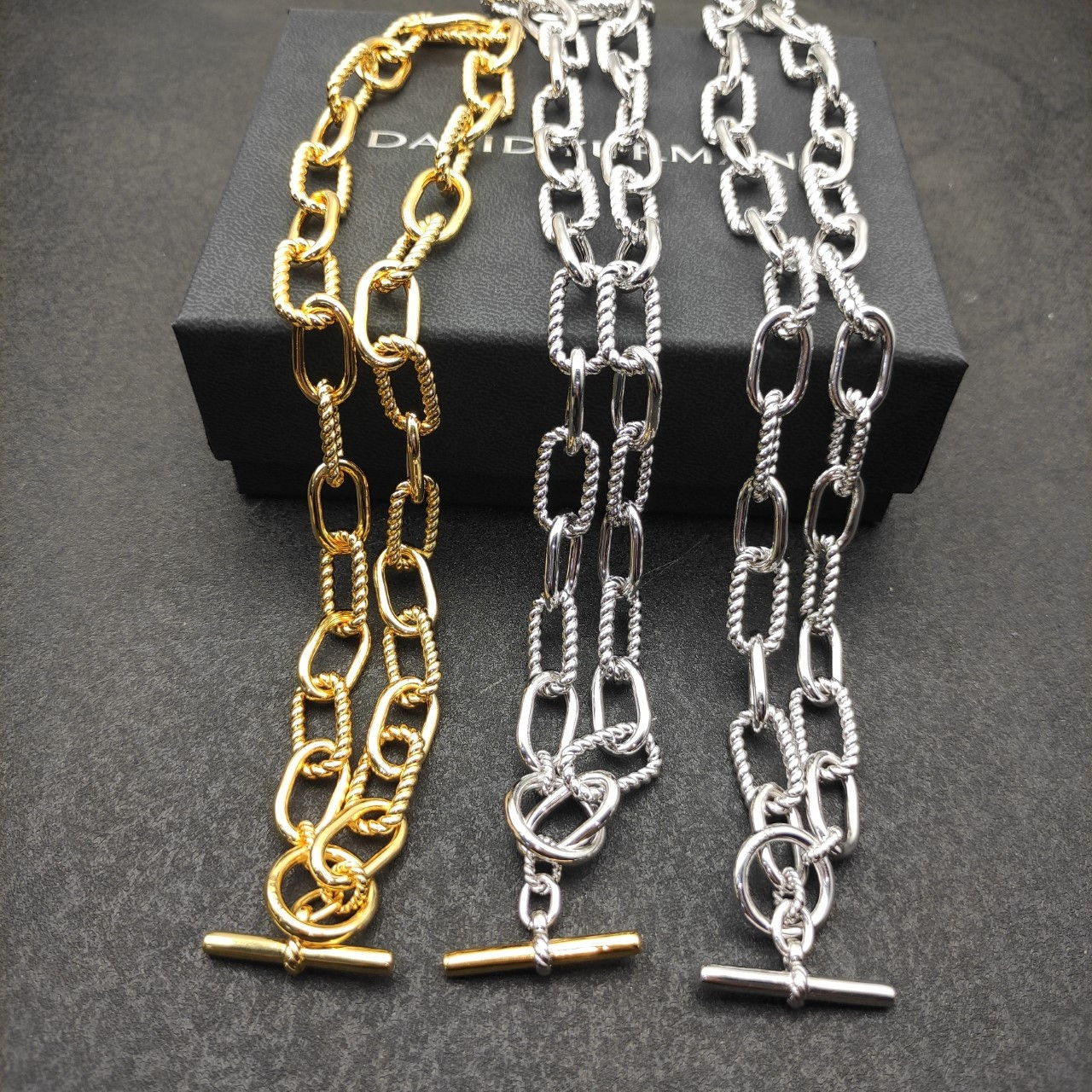 David Yurman 11mm buttonhole necklace(Chain length 48cm)