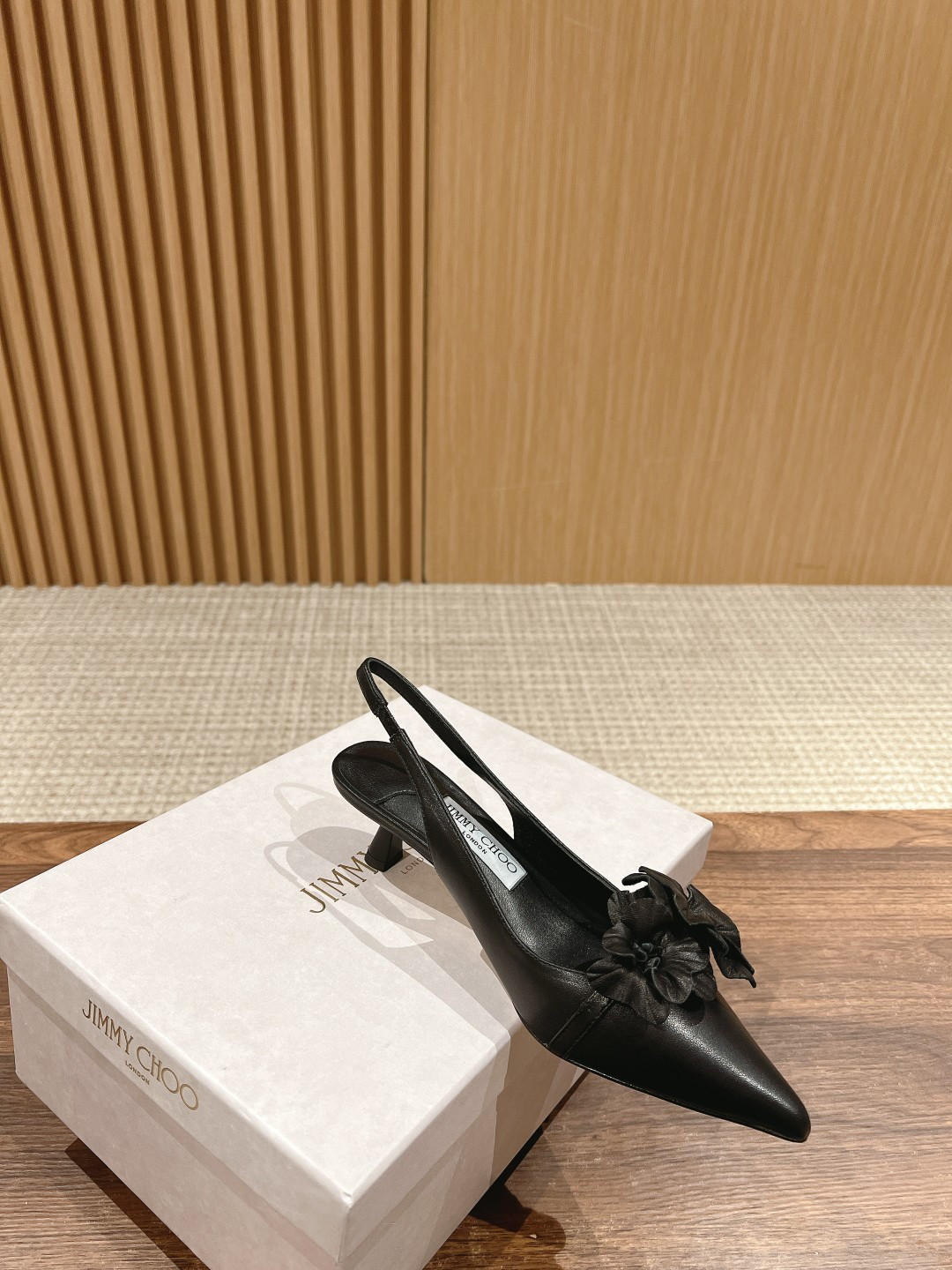 UA J1m*y Ch00 ROSALIA FLOWERS Slingbacks 4.5cm