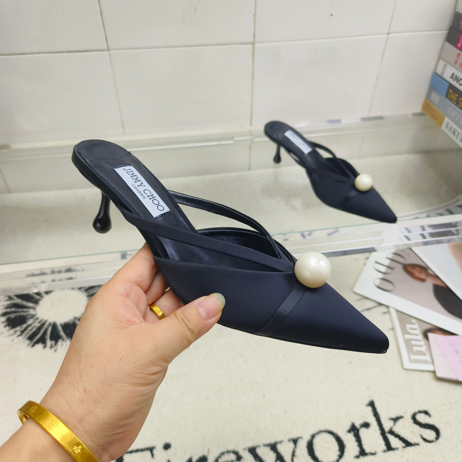 UA J1m*y Ch00 Sana Mule 5.5cm