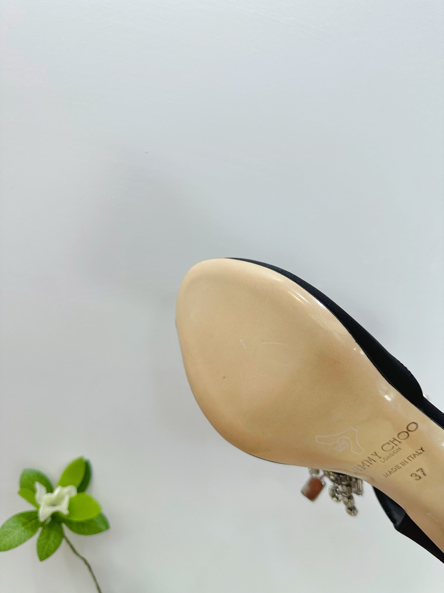 UA J1m*y Ch00 Verity Glitter Slingbacks 8.5cm