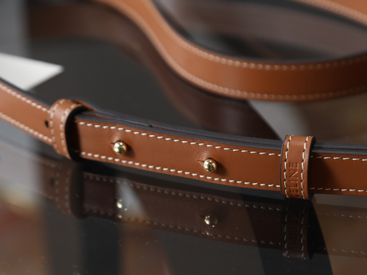 Ce1i*e SOFT SHOPPER BAG IN Triomphe Canvas and Calfskin 32.5x24.5x14cm