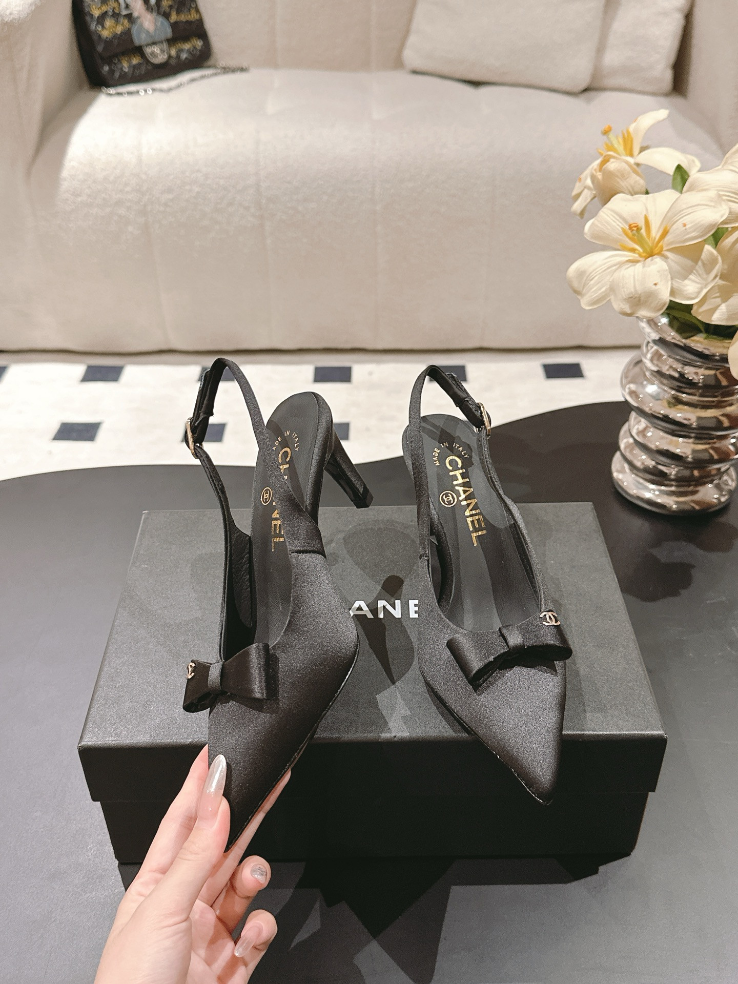 UA Ch**el Slingbacks 7.5cm Heel