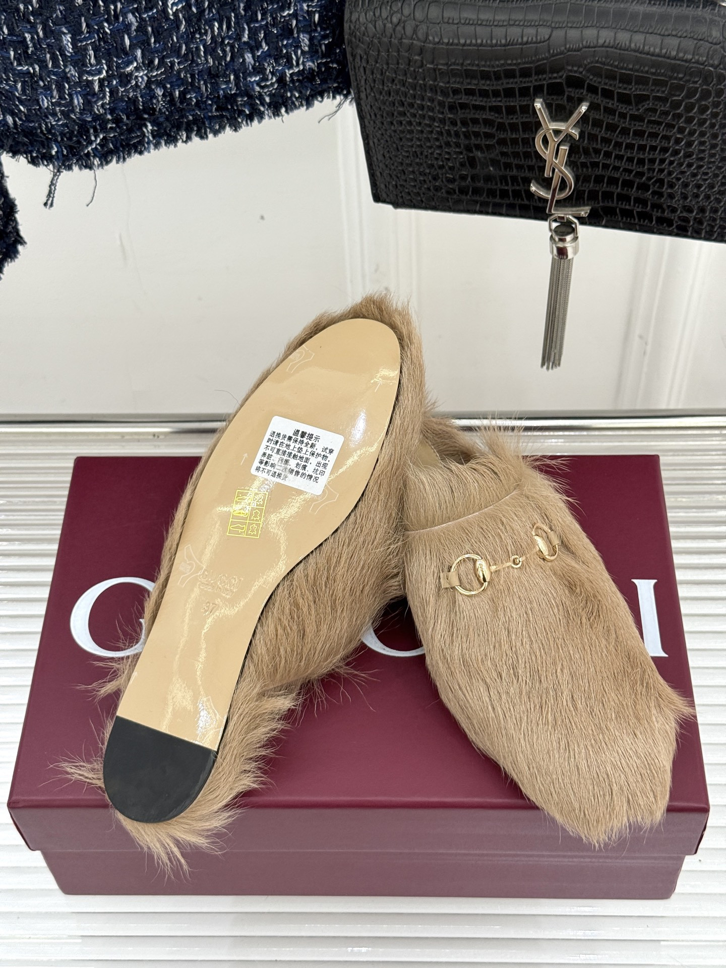 UA Gvc*1 Horsebit Hair Mule