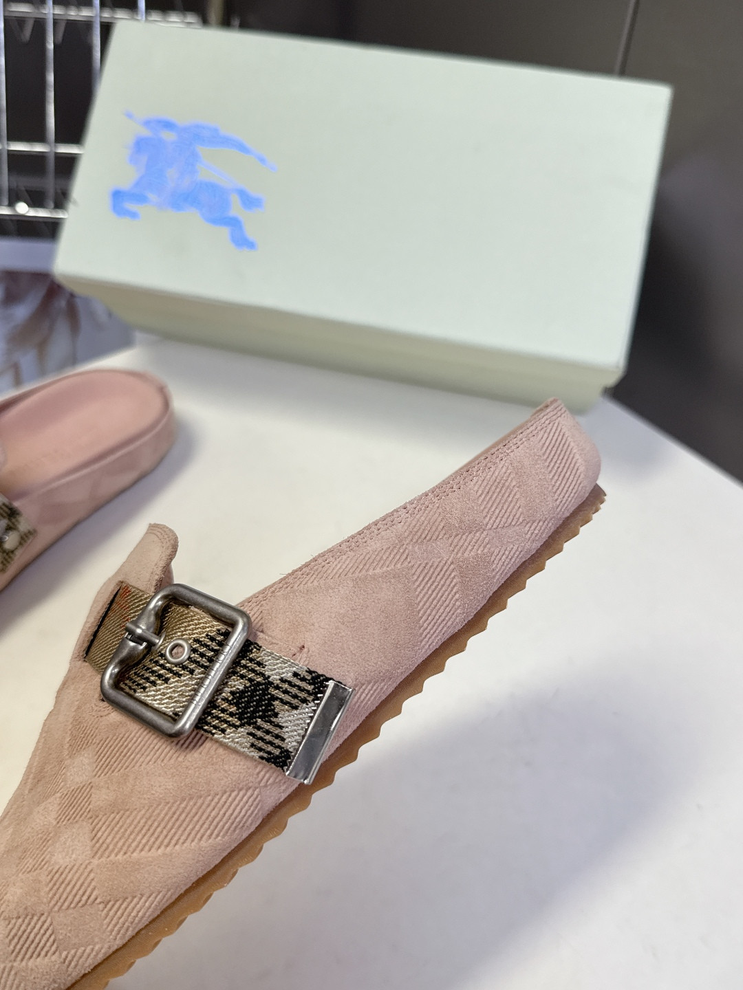 UA Bv*b*rry Check Suede Urchin Clogs