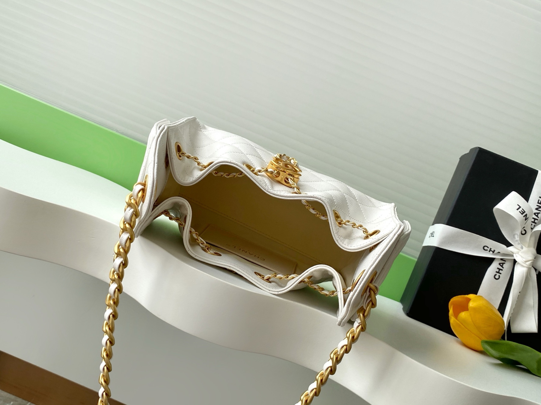 Ch**el 25C Bucket Bag 20x22x12.5cm