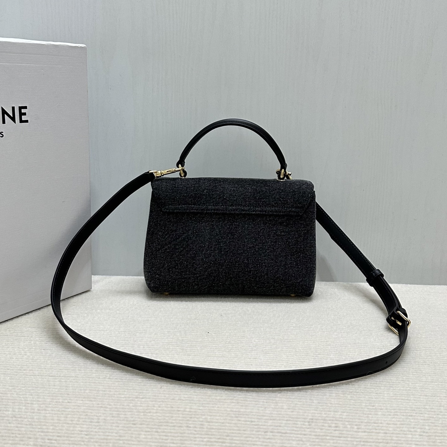 Celine TEEN NINO BAG IN DENIM 20.5x13x8cm