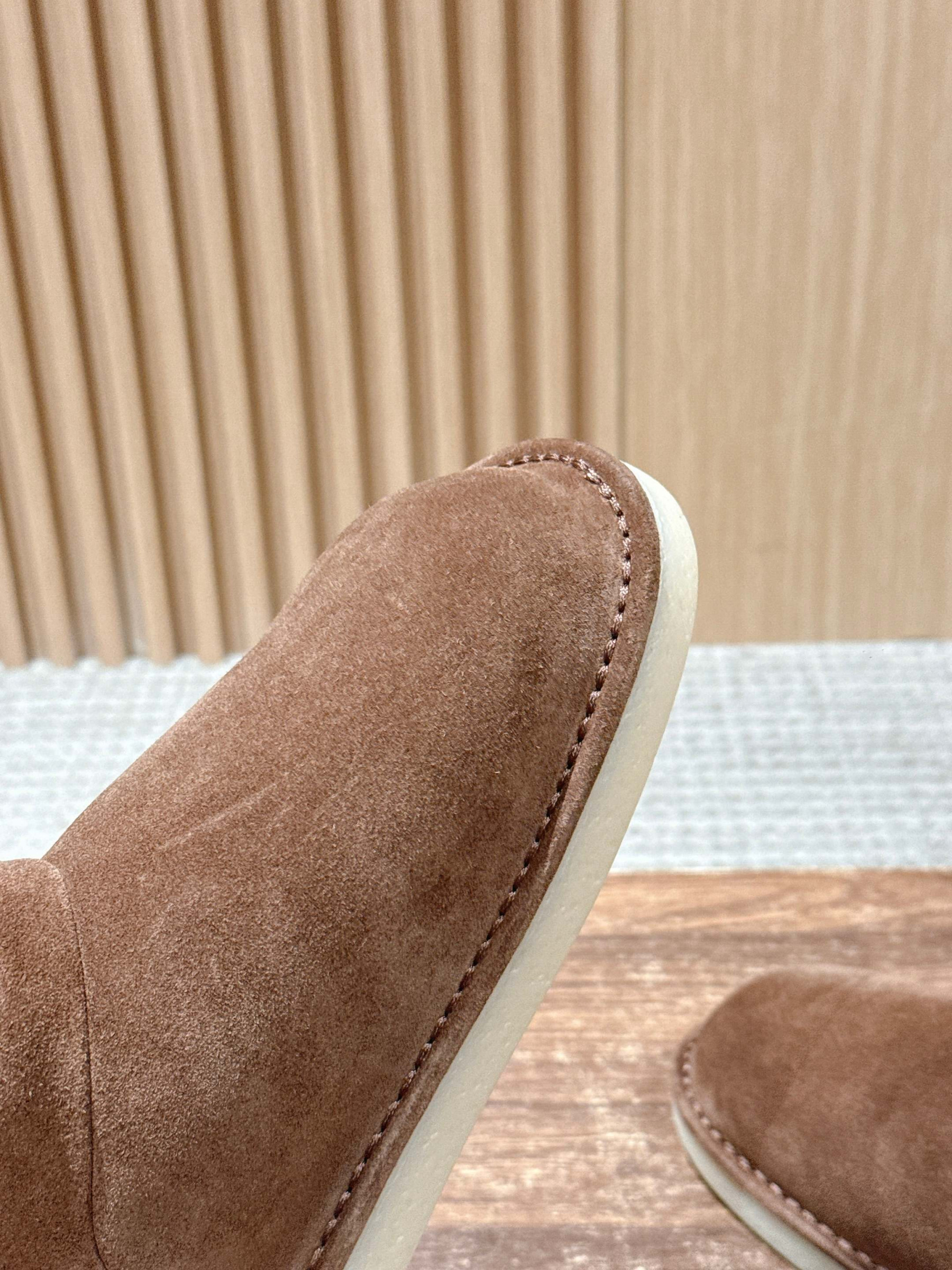 UA Miu Miu Suede and Shearling Booties