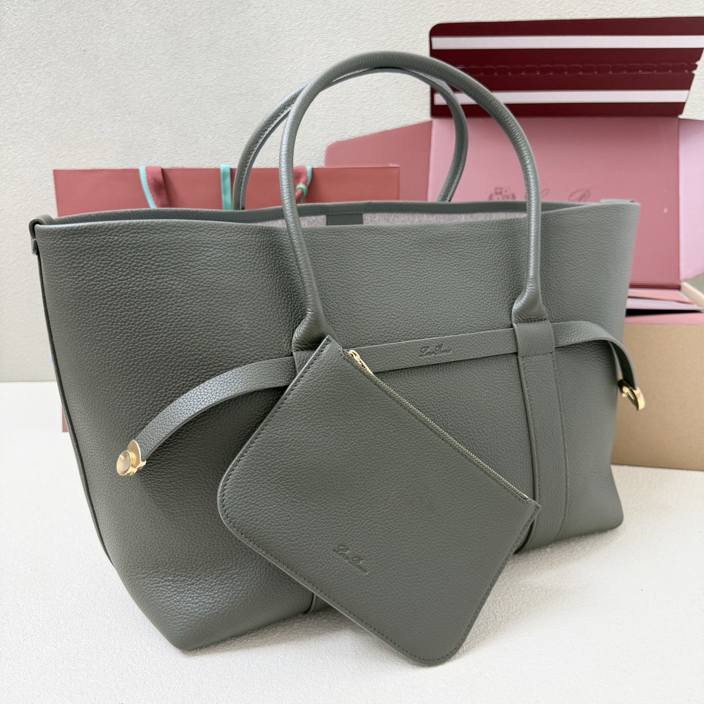 L0r0 P1ana Large Ghiera Shopper 40x26x18cm