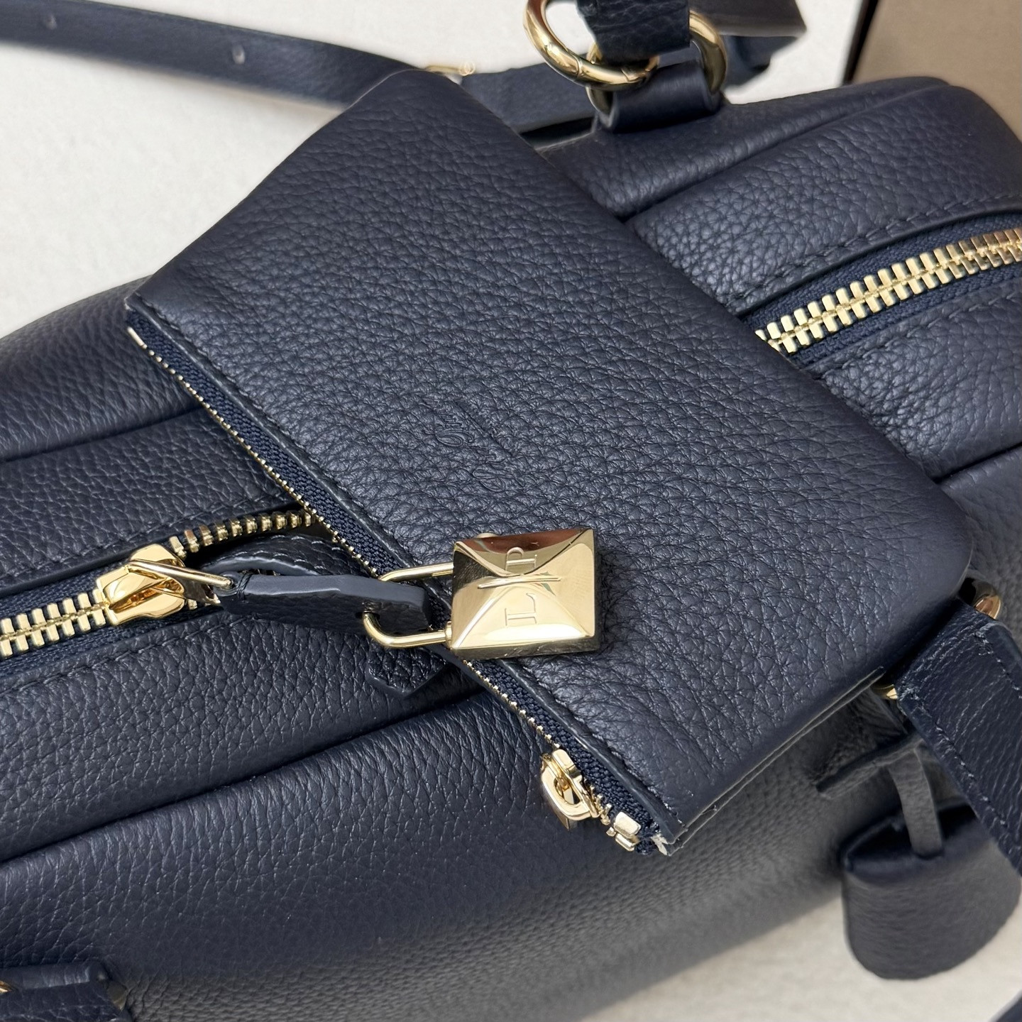 L0r0 P1ana Small Needle Deep Royal Blue Bag 31x15x16cm