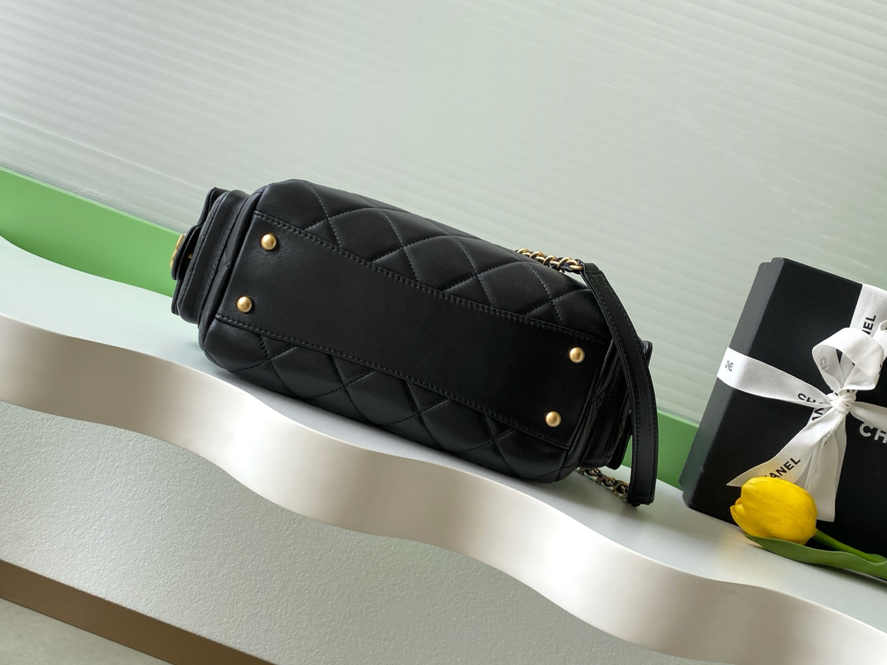 Ch**el Small Bowling Bag 15.5x24x11.5cm