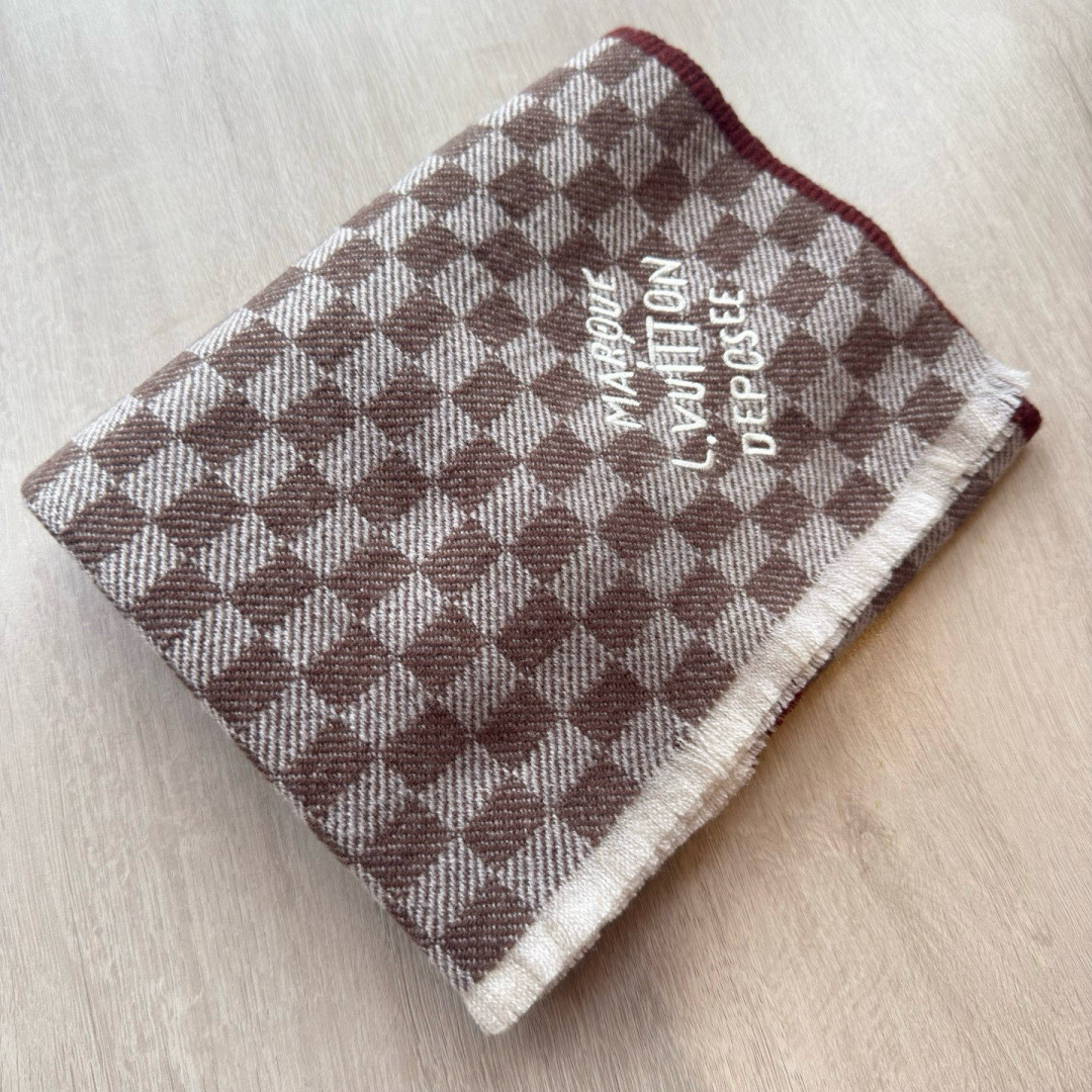 Louis Vuitton Check scarf 45x190cm