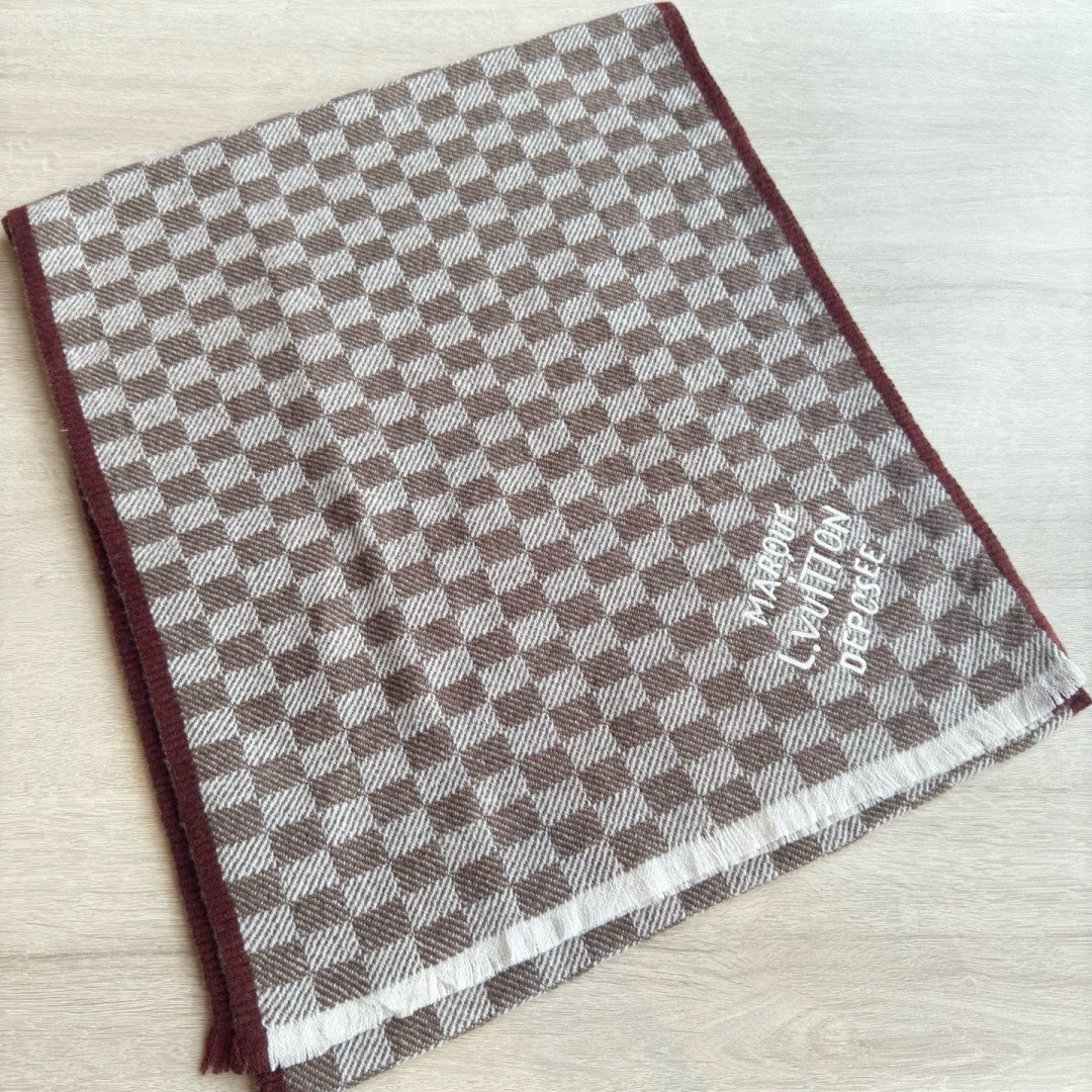 Louis Vuitton Check scarf 45x190cm