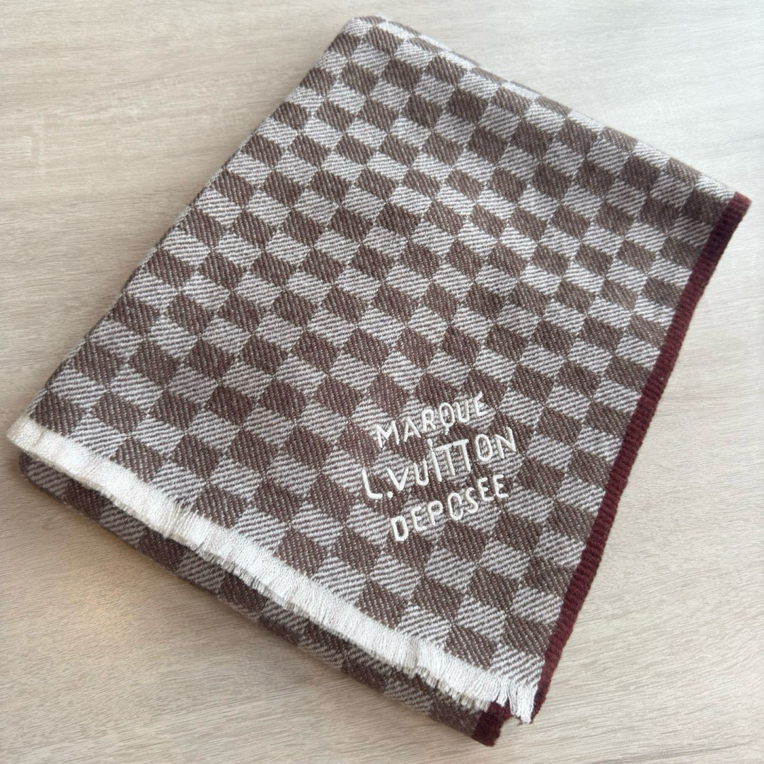Louis Vuitton Check scarf 45x190cm