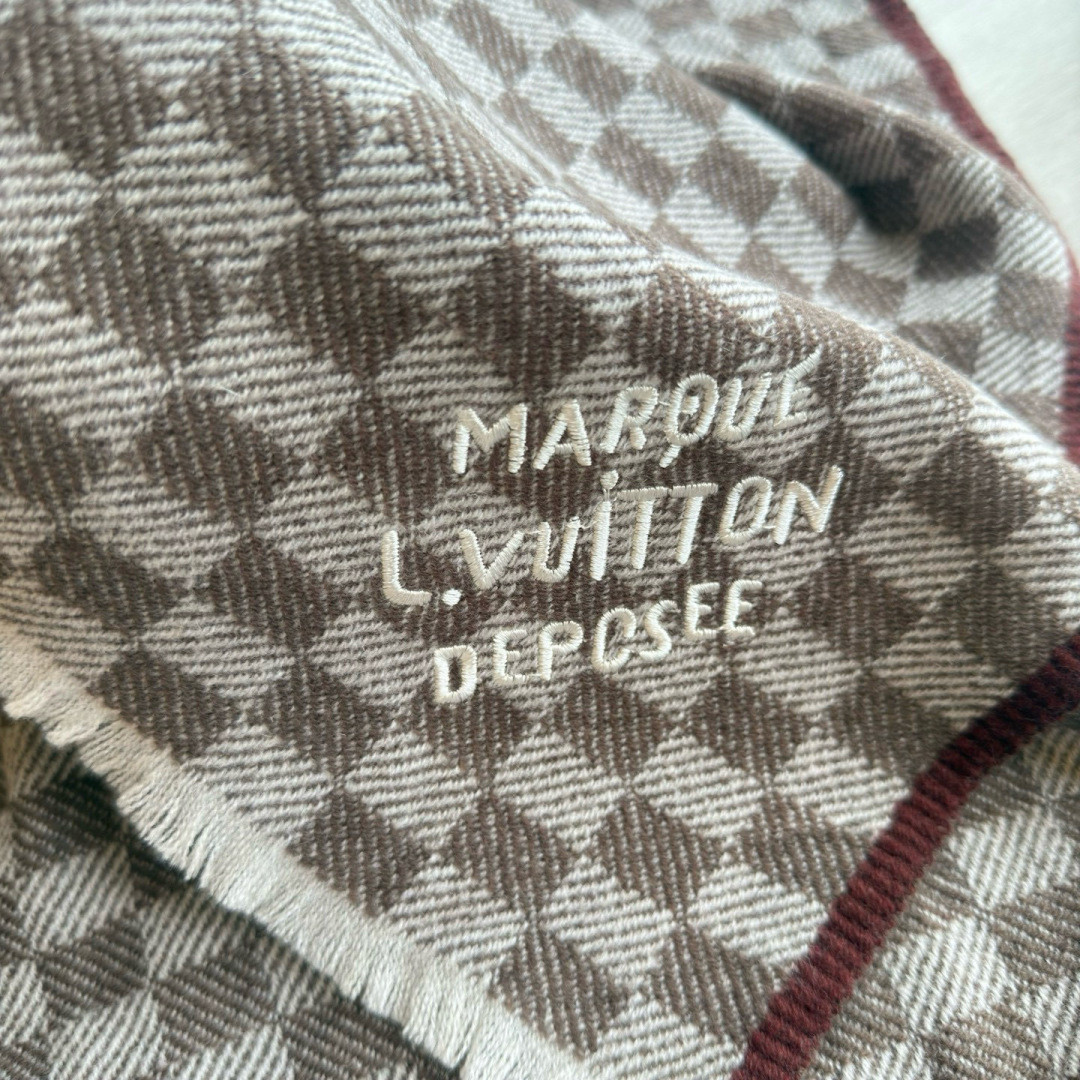 Louis Vuitton Check scarf 45x190cm