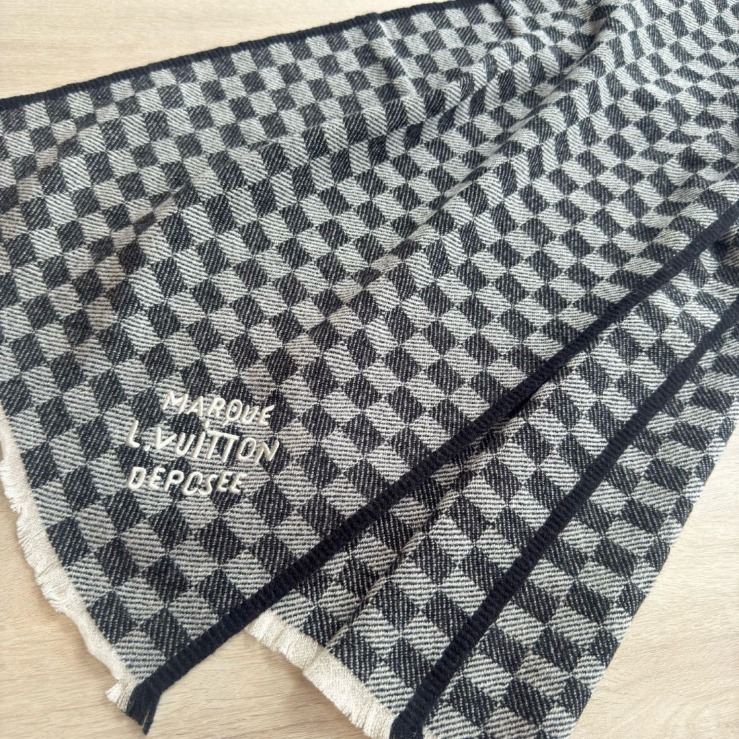 Louis Vuitton Check scarf 45x190cm