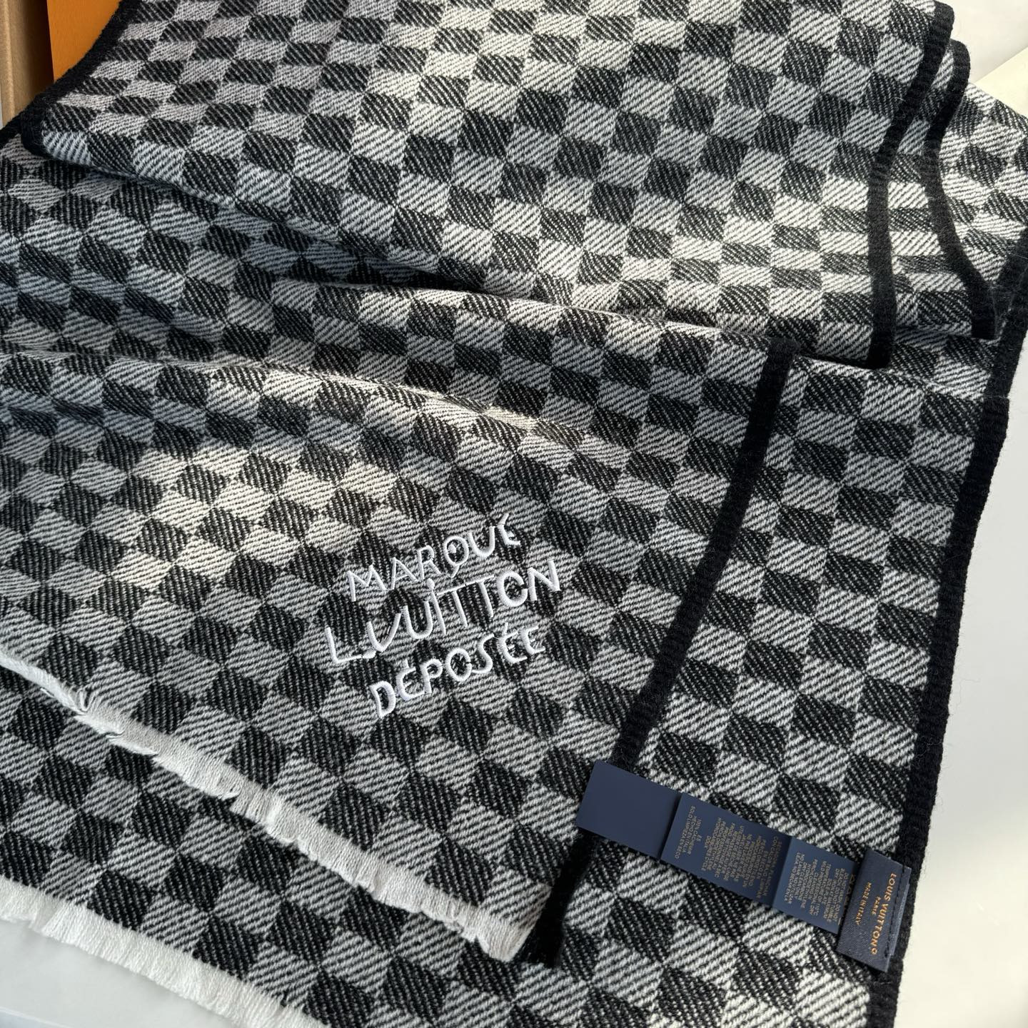 Louis Vuitton Check scarf 45x205cm