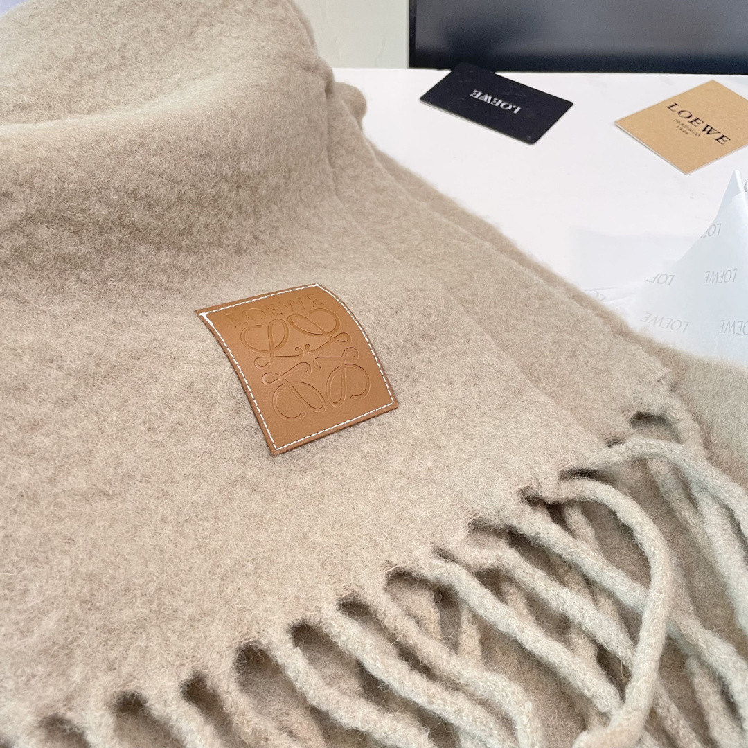 L0ew* Mohair scarf 40x185cm