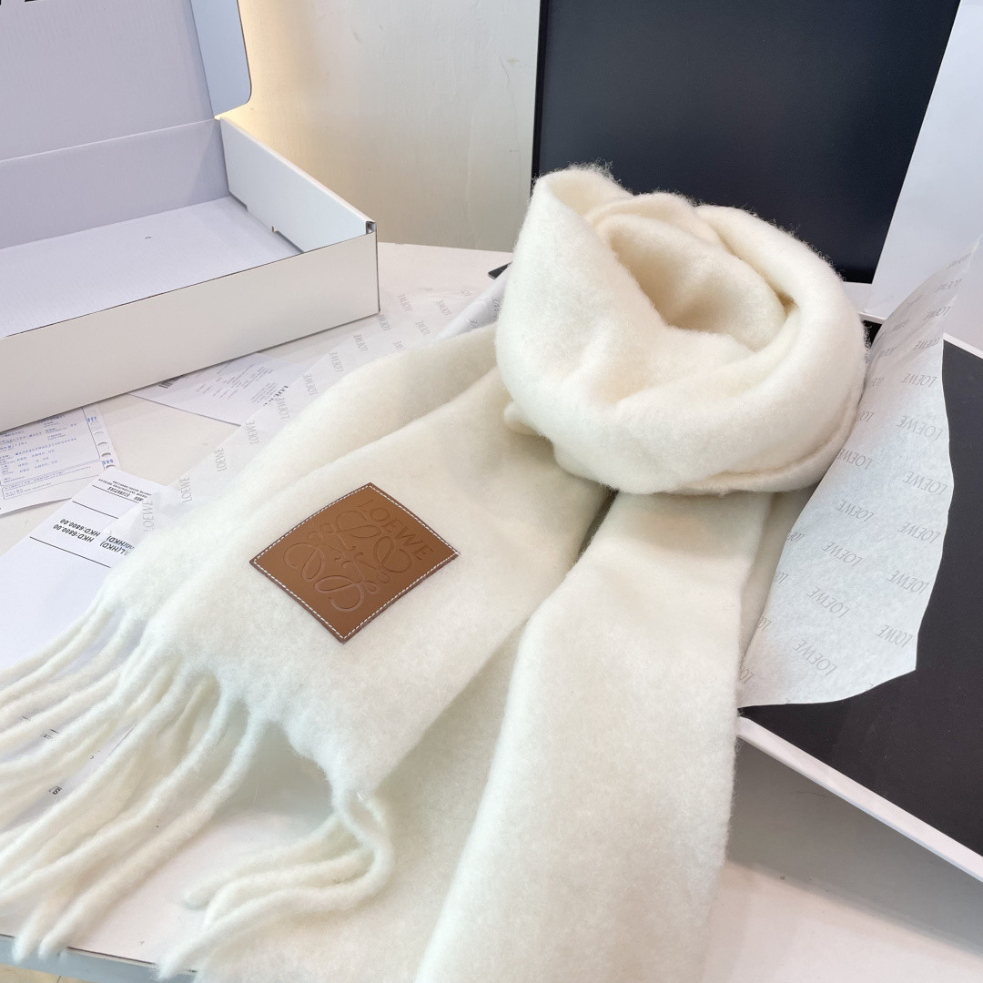 L0ew* Mohair scarf 40x185cm