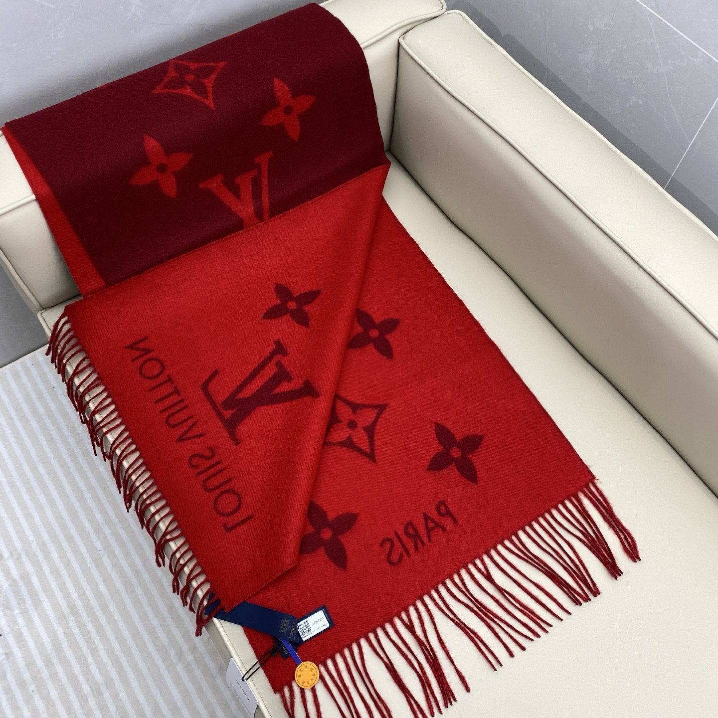 Louis Vuitton Reykjavik scarf 45x190cm 100% cashmere