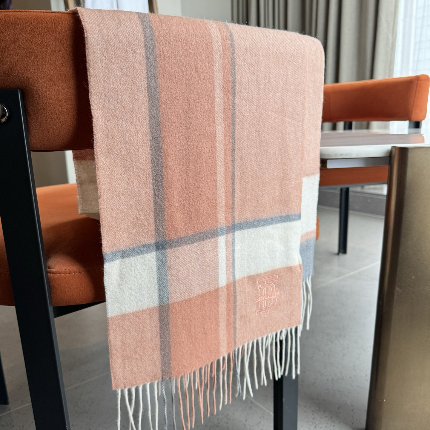 Bv*b*rry scarf 30x168cm 100% cashmere